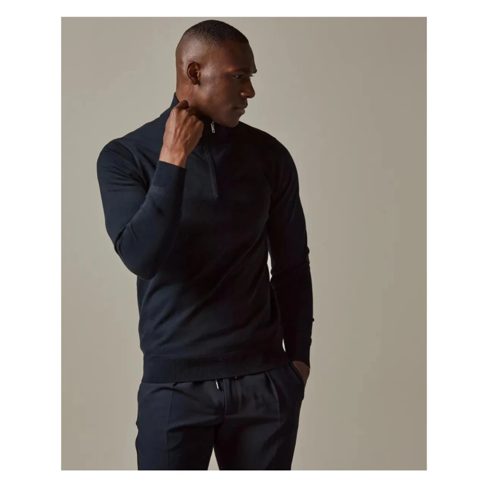 Profuomo Donkerblauwe Trui Blue Heren
