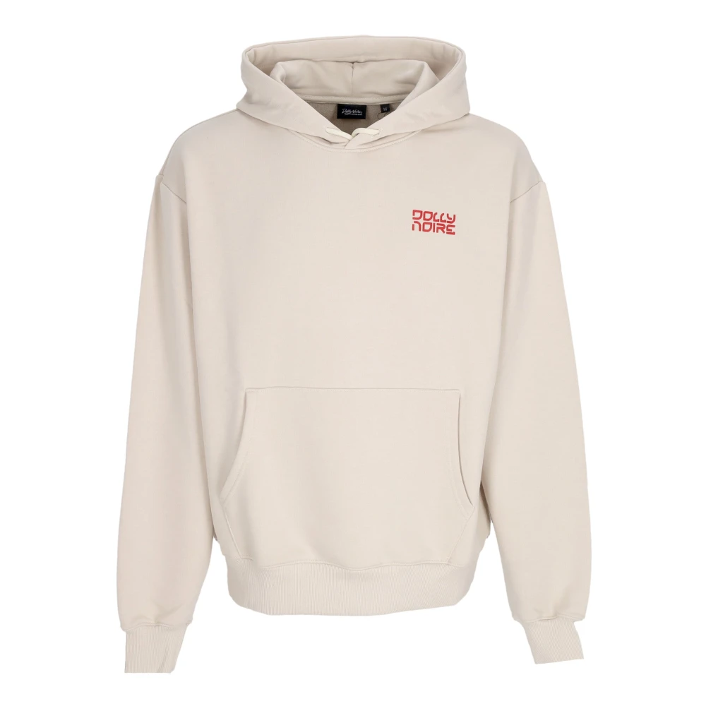 Dolly Noire Men's Beige Hooded Sweatshirt With Front Pocket - Hoodies - M - Sweatshirts & Hoodies