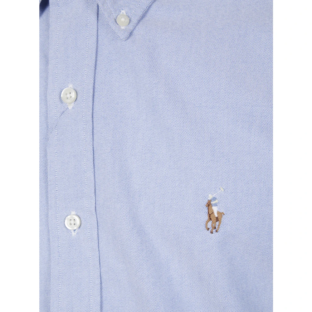 Polo Ralph Lauren Lange mouw sportshirt Blue Heren