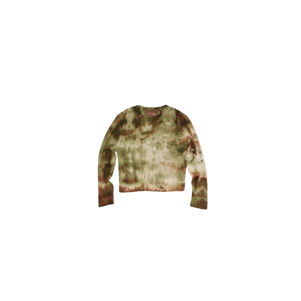 Stockholm Surfboard Club Multicolor Wafel Longsleeve Green Heren