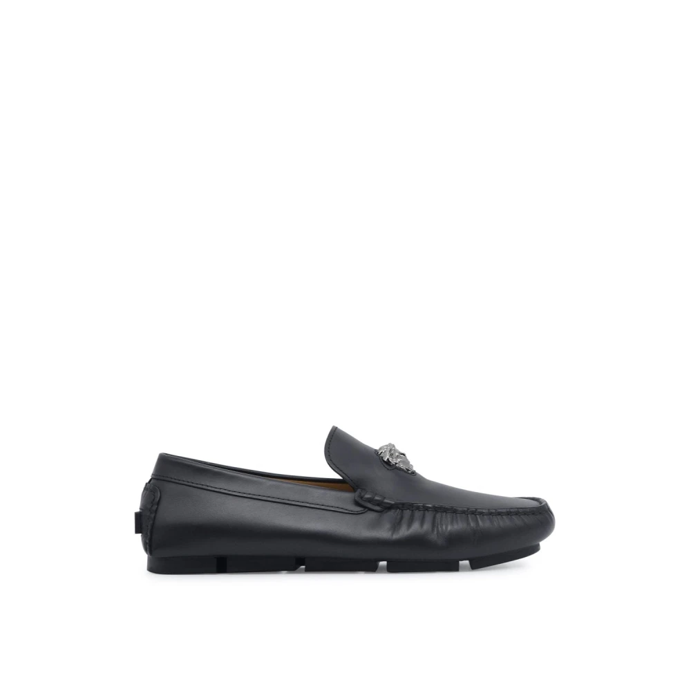 Versace Medusa Loafers Svart Getskinn Black, Herr