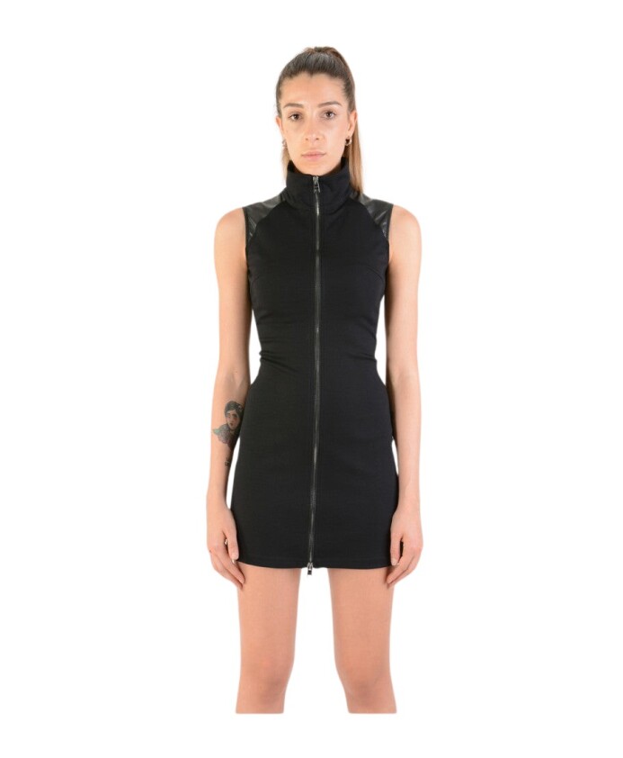 robe-ajustee-avec-fermeture-eclair-a-deux-sens