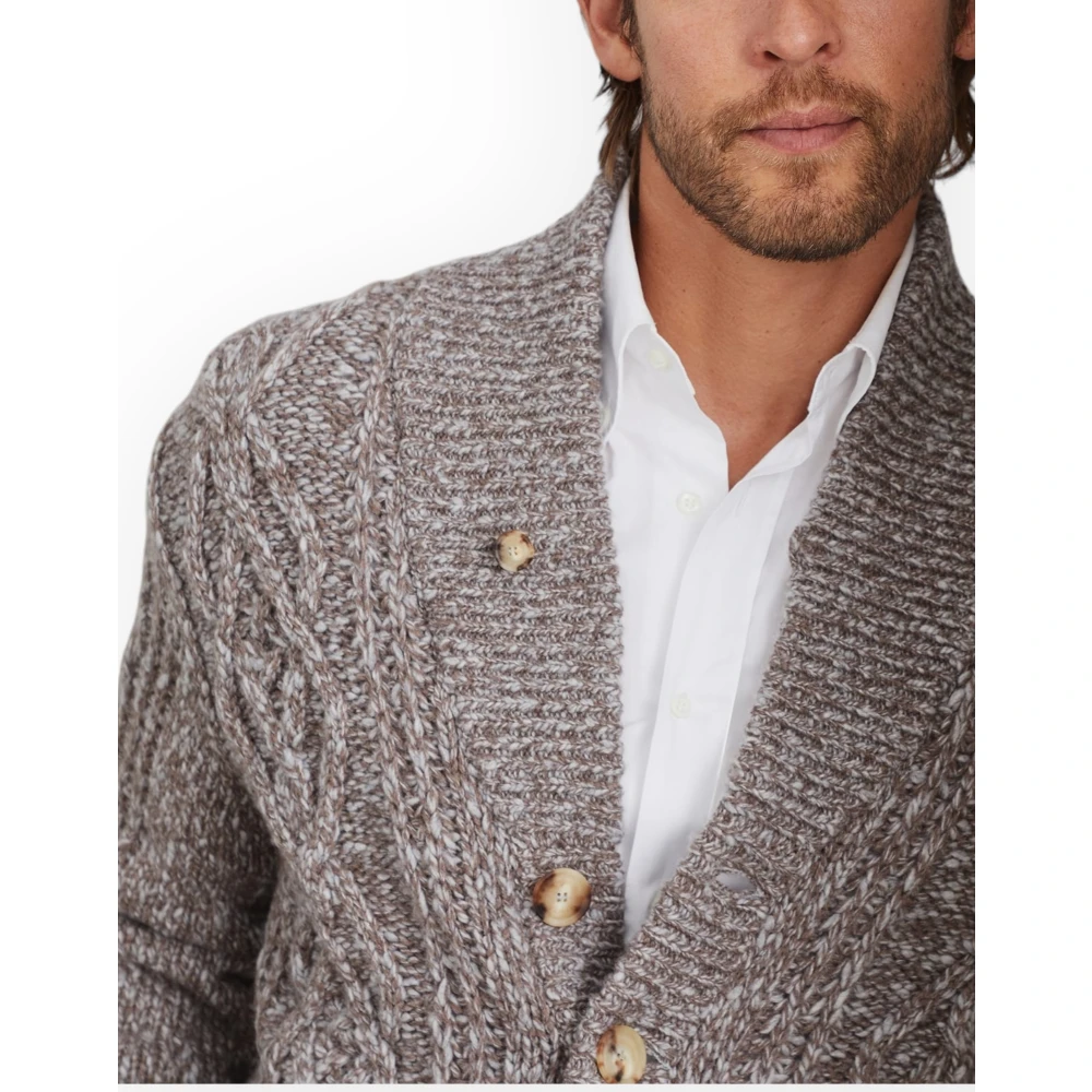 BRUNELLO CUCINELLI Stijlvolle Cardigan voor Vrouwen Gray Heren