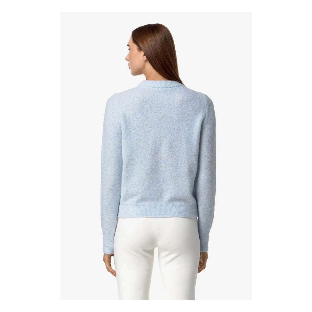 K-way Eskimo Crewneck Sweater Blue Dames