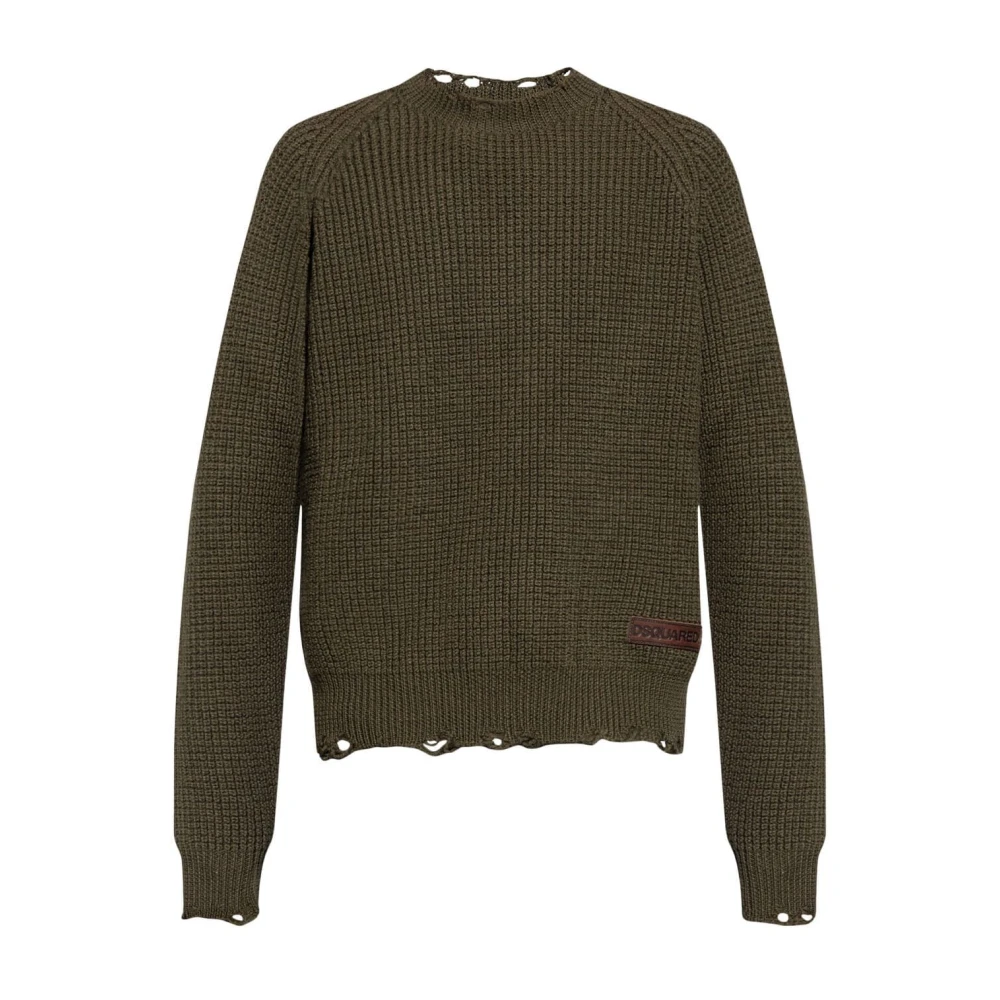 Dsquared2 Groene Pullover Trui Green Heren