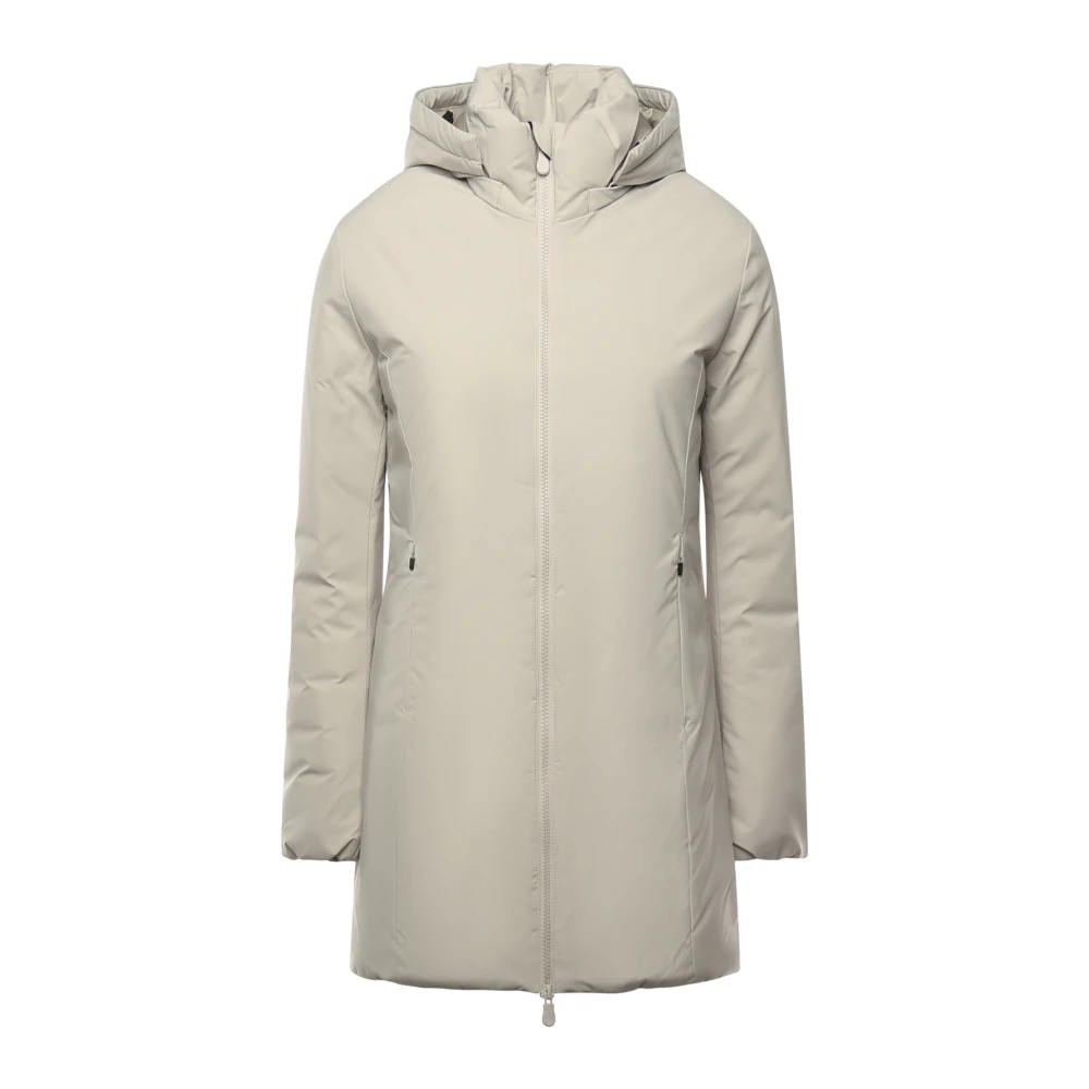 Save The Duck Women's Beige Rachel Parka - Parkas - M - Coats