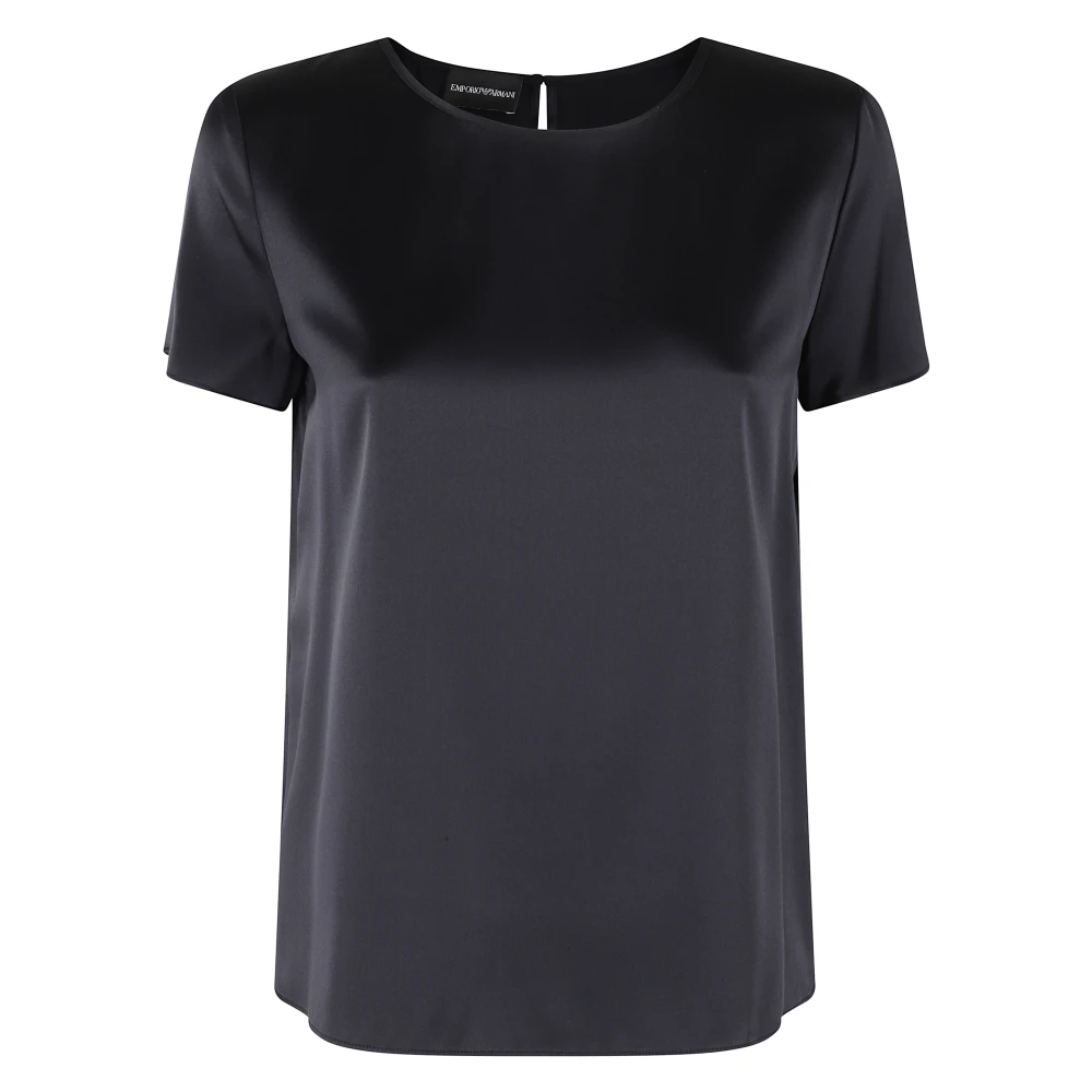 Emporio Armani Stijlvolle Top voor een Trendy Look Blue Dames