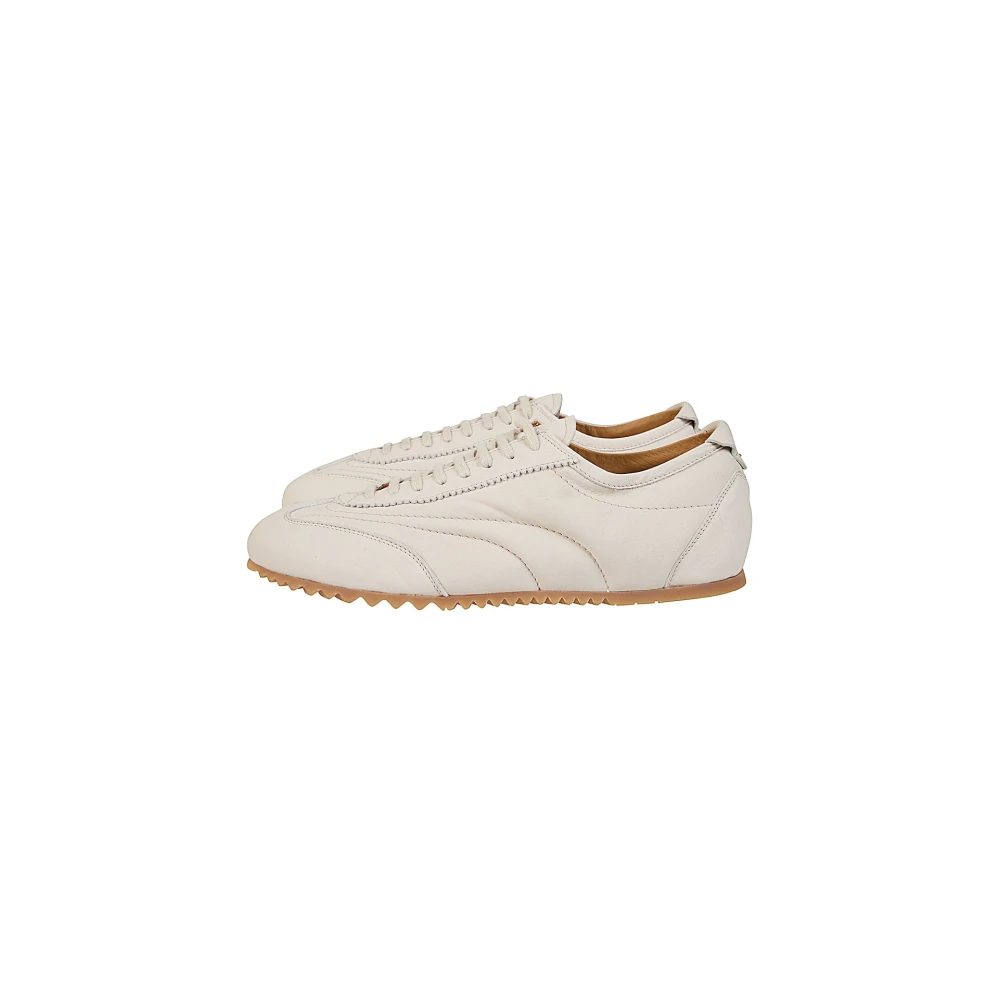 Eleventy Men's Beige Sneakers, 8 Uk, Nabuk Sneaker With Ultra Thin Rubber Sole