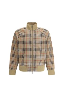 archivio-check-high-collar-jacket