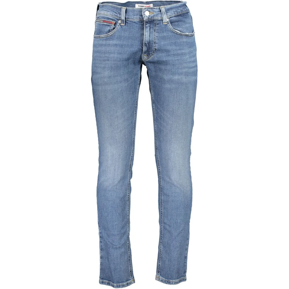 Tommy Hilfiger Blauwe Katoenen Jeans & Broek Blue Heren
