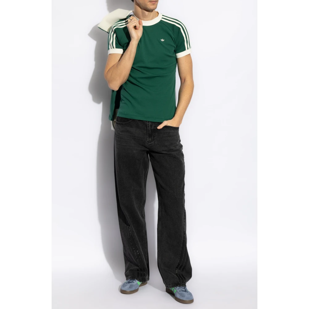 adidas Originals Wijde pijpen jeans Black Heren