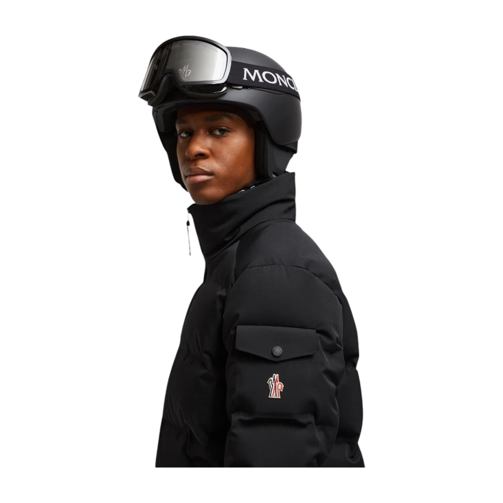 Moncler Ski-jas met capuchon Black Heren