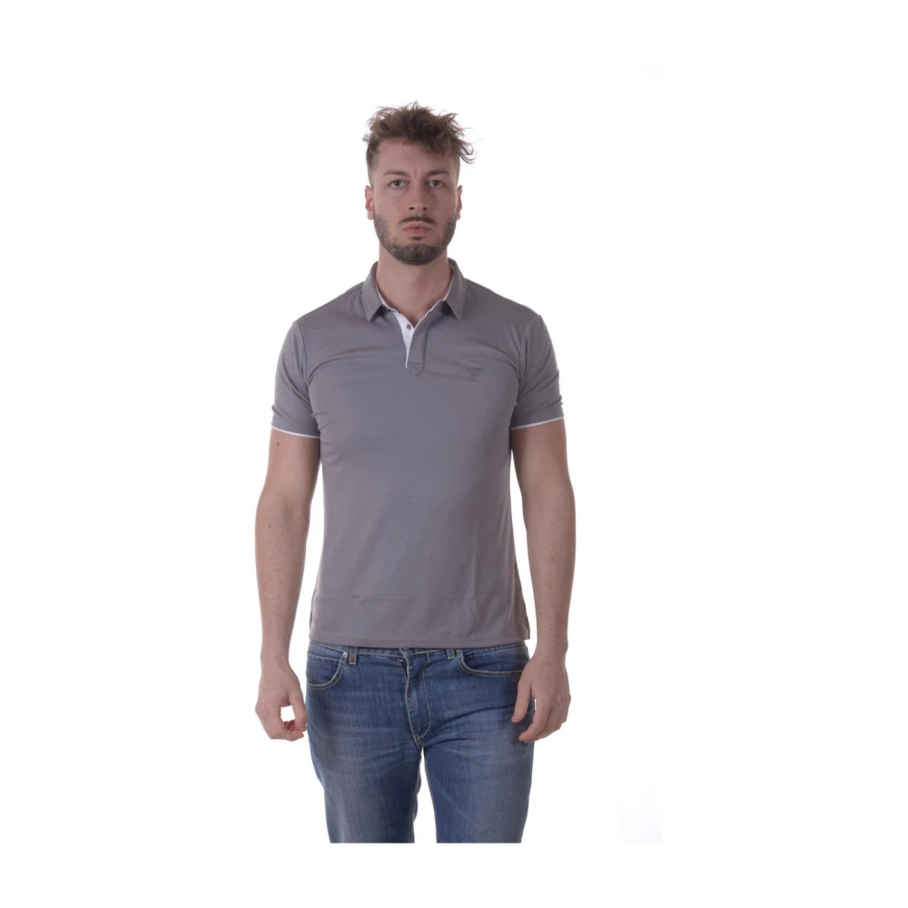 Armani Jeans Men's Gray Polo Shirts, L, Polo Shirt