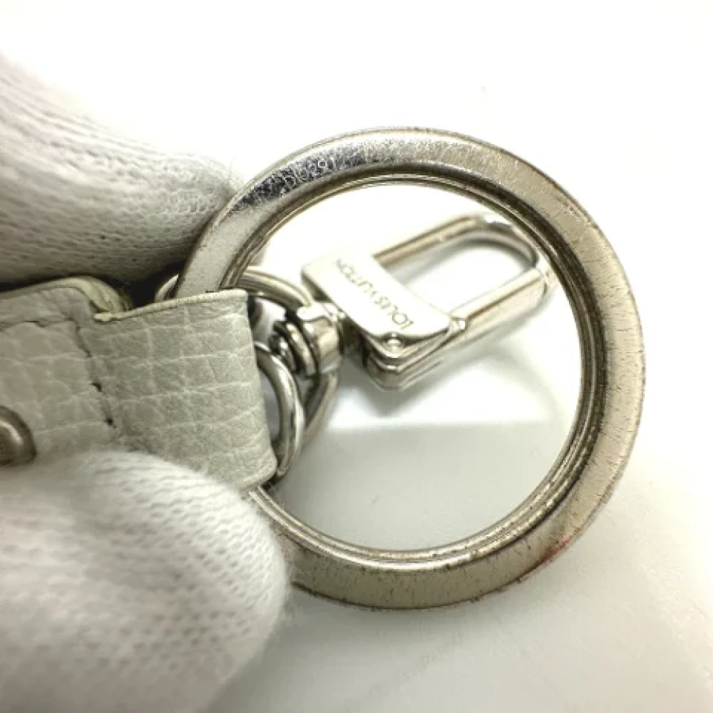 Louis Vuitton Vintage Pre-owned Leather key-holders White Dames