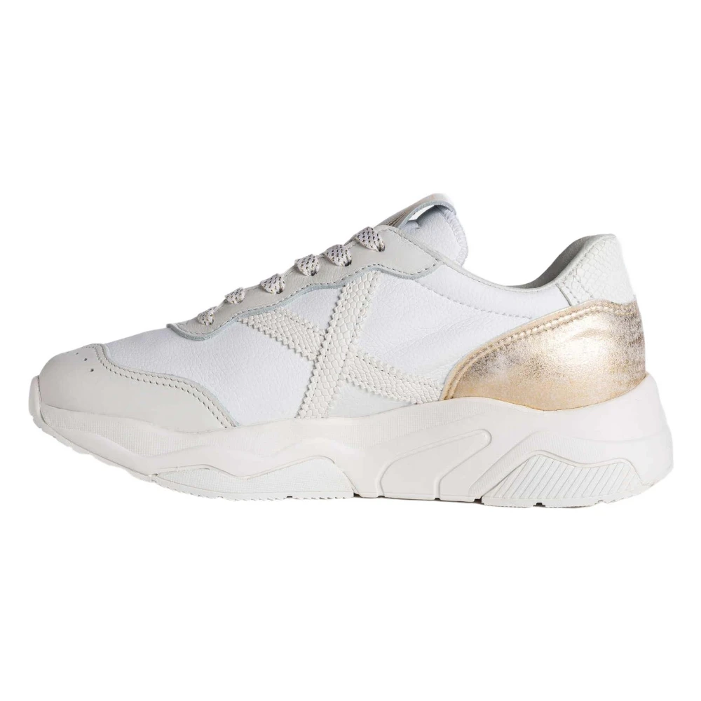 White Donna Munich Scarpe, Bianco,, New, Taglia 39 Eu