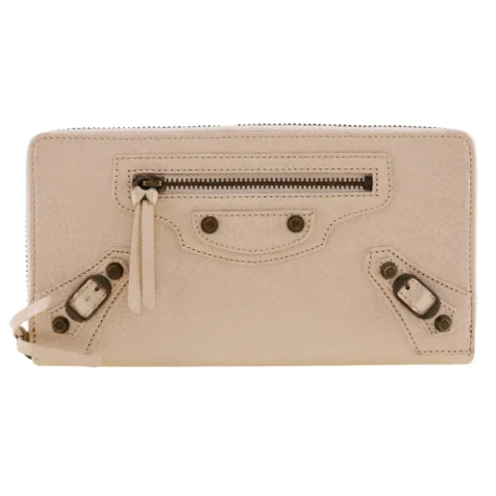 Balenciaga Vintage Pre-owned Leather wallets Pink Dames