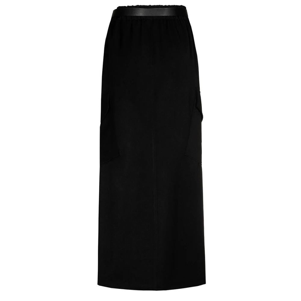 Caroline Biss Elegante Midi Rok Black Dames