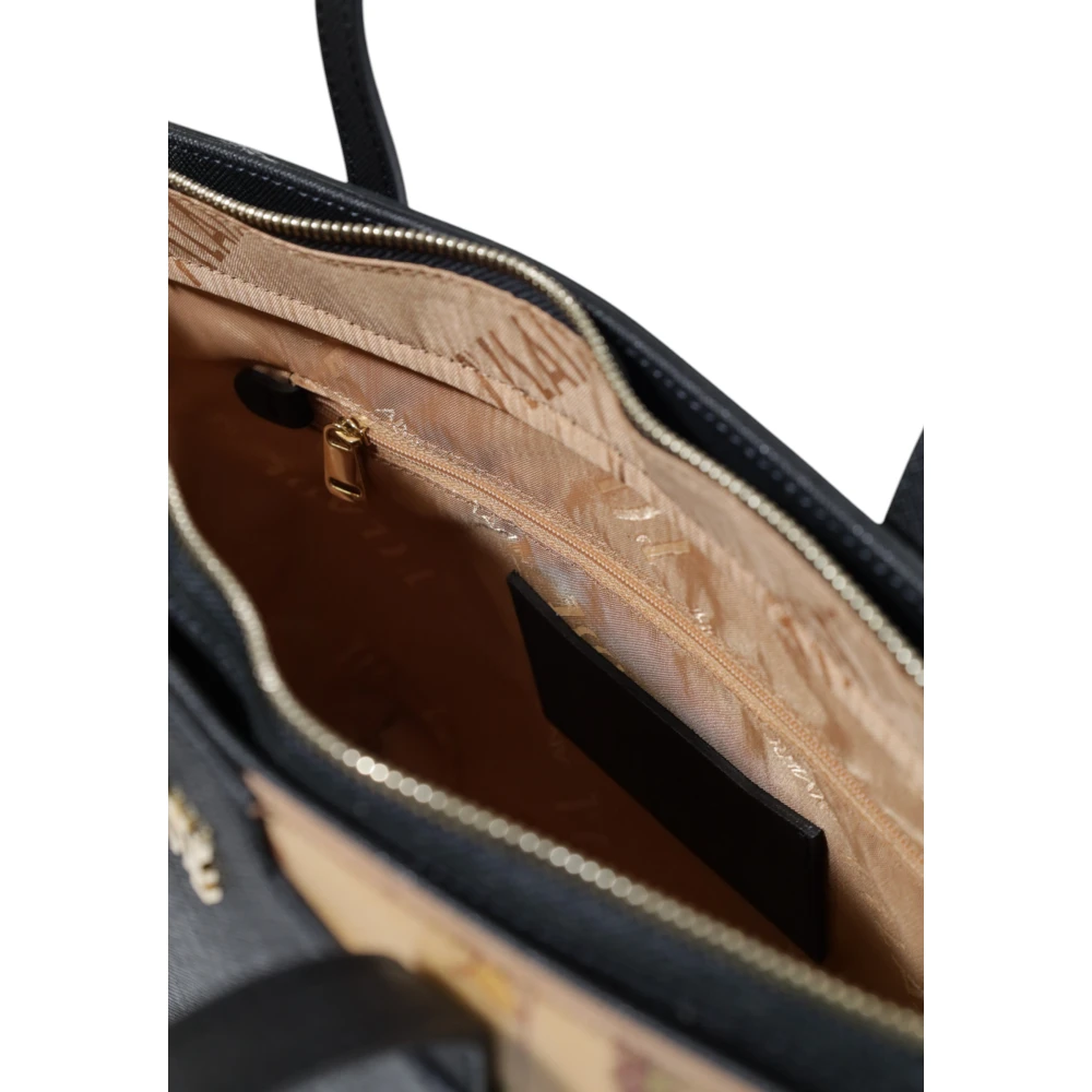 Alviero Martini 1a Classe Stijlvolle Middelgrote Dames Tas Collectie Black Dames