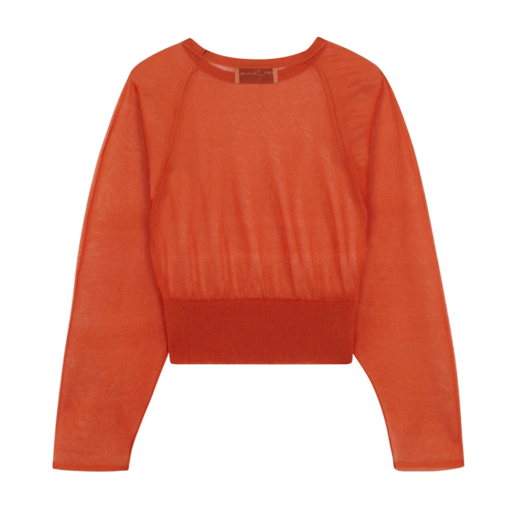 Cortana Romy top in rode stip Red Dames