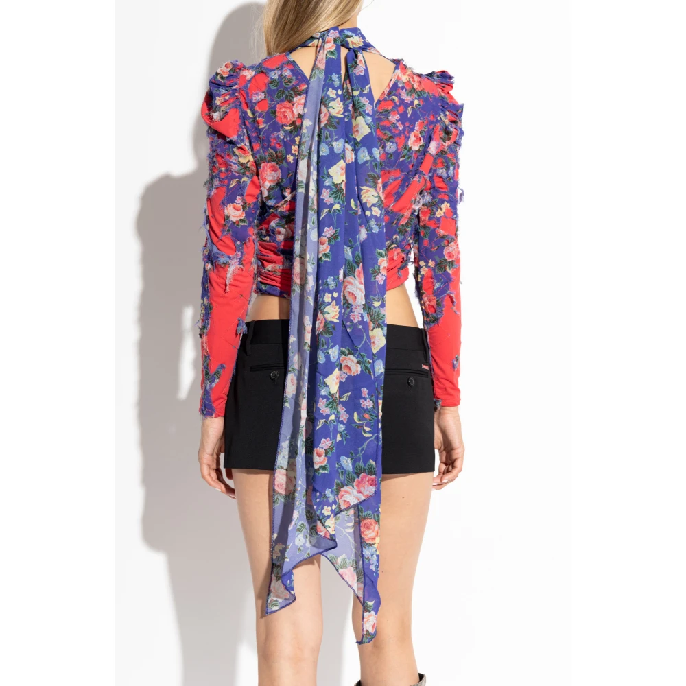 Diesel Top T-Floyal Multicolor Dames