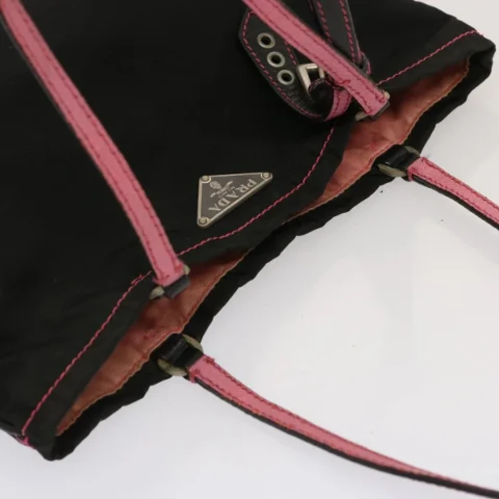 Prada Vintage Pre-owned Fabric prada-bags Black Dames