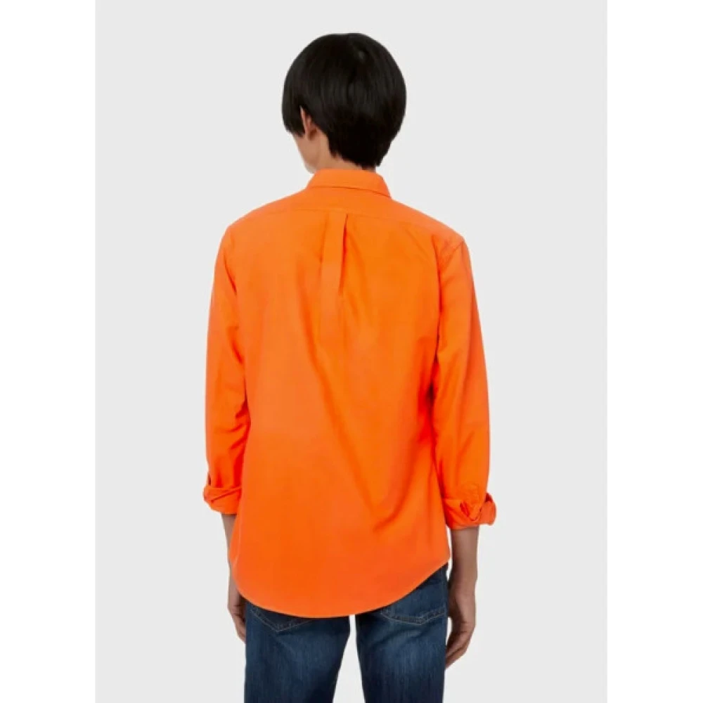 Polo Ralph Lauren Custom Oxford Overhemd Orange Heren