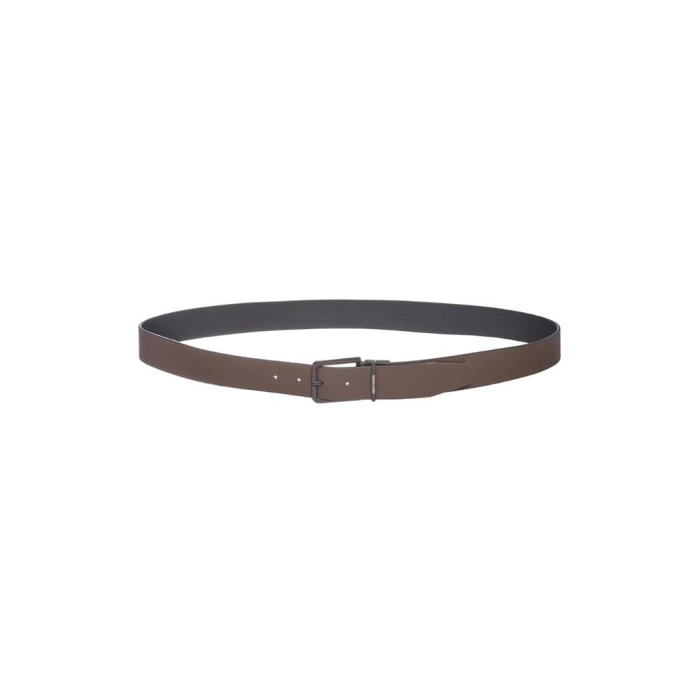 Armani Exchange Omkeerbare Riem Bruin Leer Sportief Dag Brown Heren