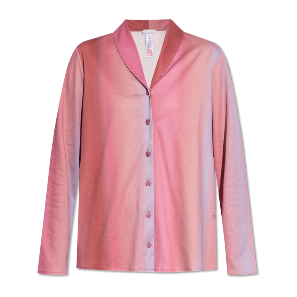 Hanro Lange mouw shirt Pink Dames