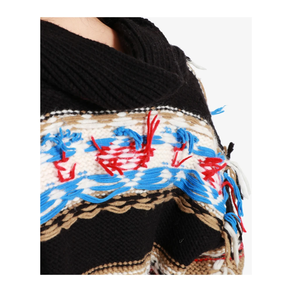 N21 Multicolor wollen Cardigan met jacquardwerk Multicolor Dames