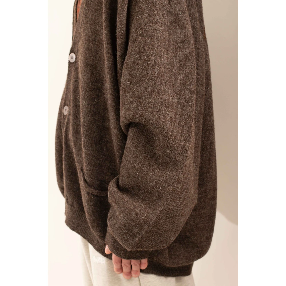 Magliano Oversized Wollen Vest Brown Heren