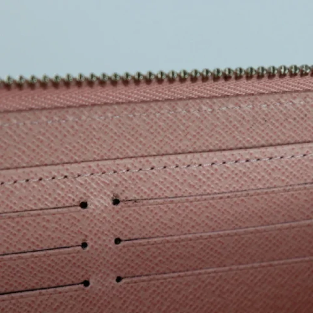 Louis Vuitton Vintage Pre-owned Leather wallets Pink Dames