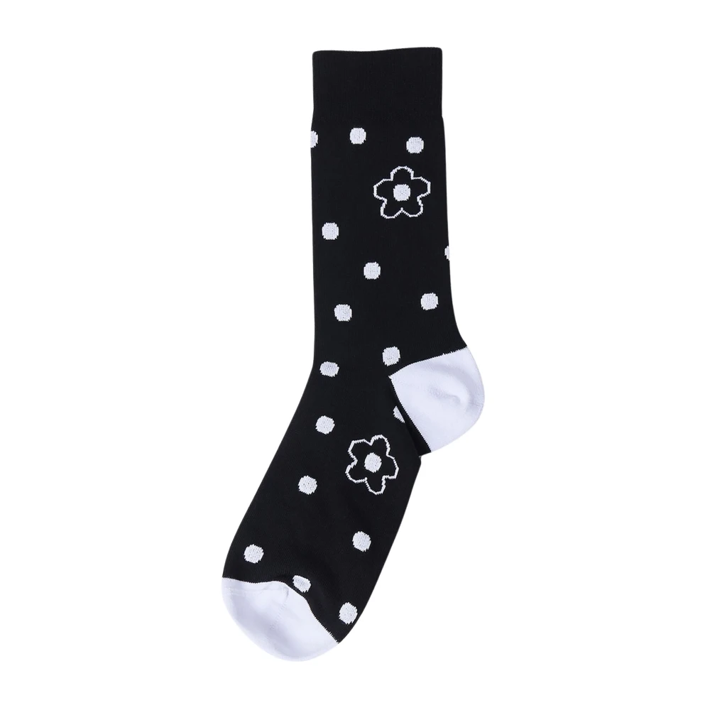 Kenzo Unisex Nero - Calzini A Pois Floreali - Underwear - M