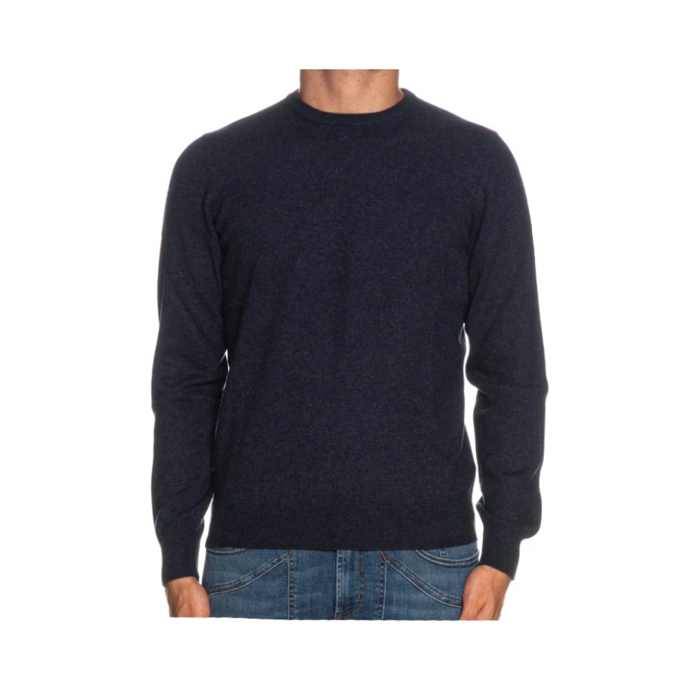 Gran Sasso Homme Bleu Pulls, Taille: 2XL Pull Col Rond Couleur Unie