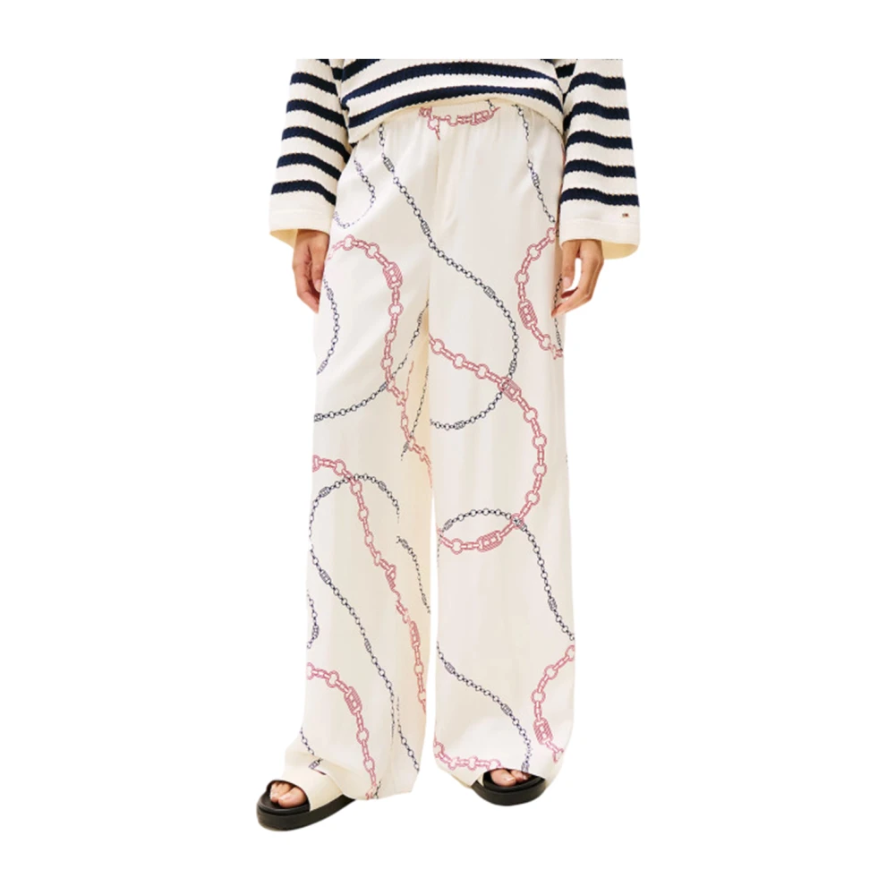 Trousers > Wide Trousers - - Tommy Hilfiger - Modalova