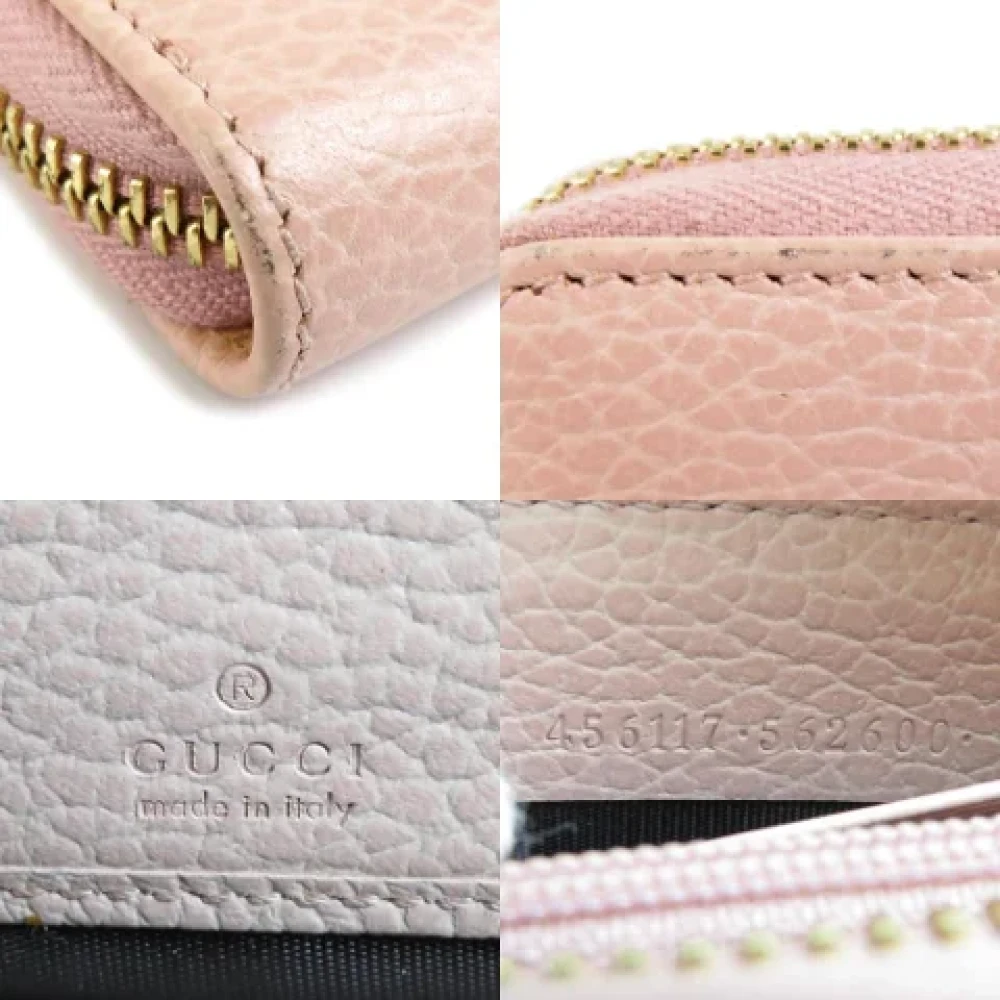Gucci Vintage Pre-owned Leather wallets Pink Dames
