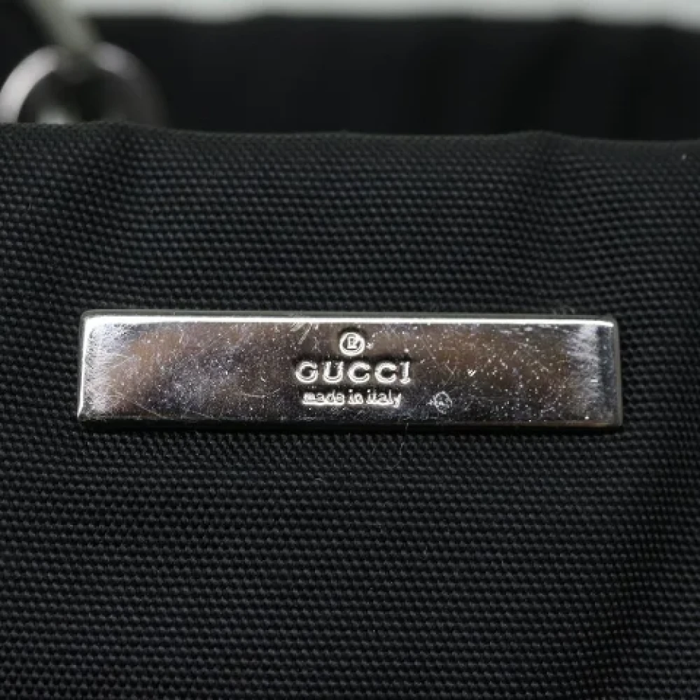 Gucci Vintage Pre-owned Fabric handbags Black Dames