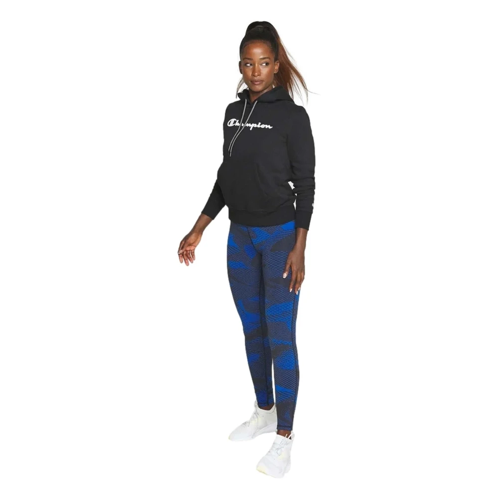 Champion Hooded Sweatshirt Hoodie Black Dames