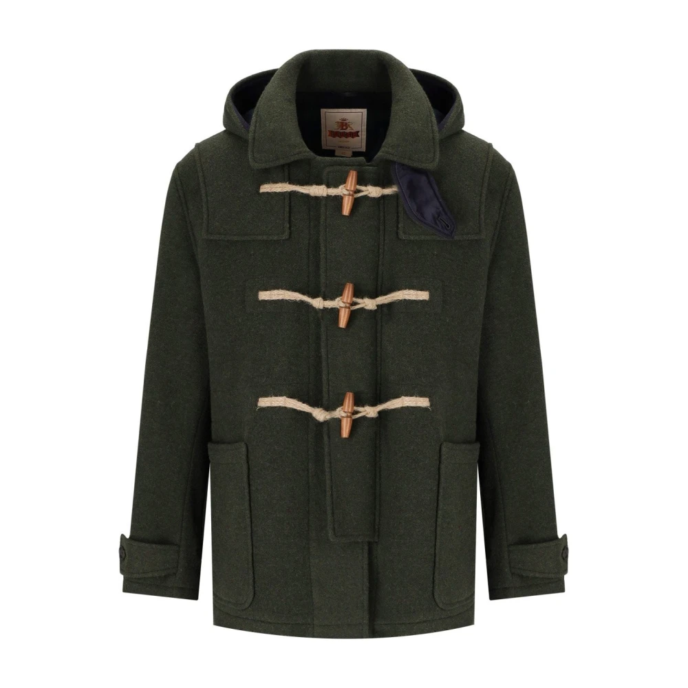 Baracuta Groene wollen duffeljas Green Heren
