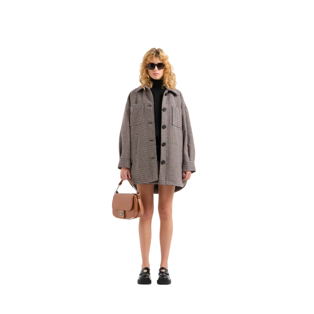 Armani Exchange Zachte Wollen Trui Black Dames