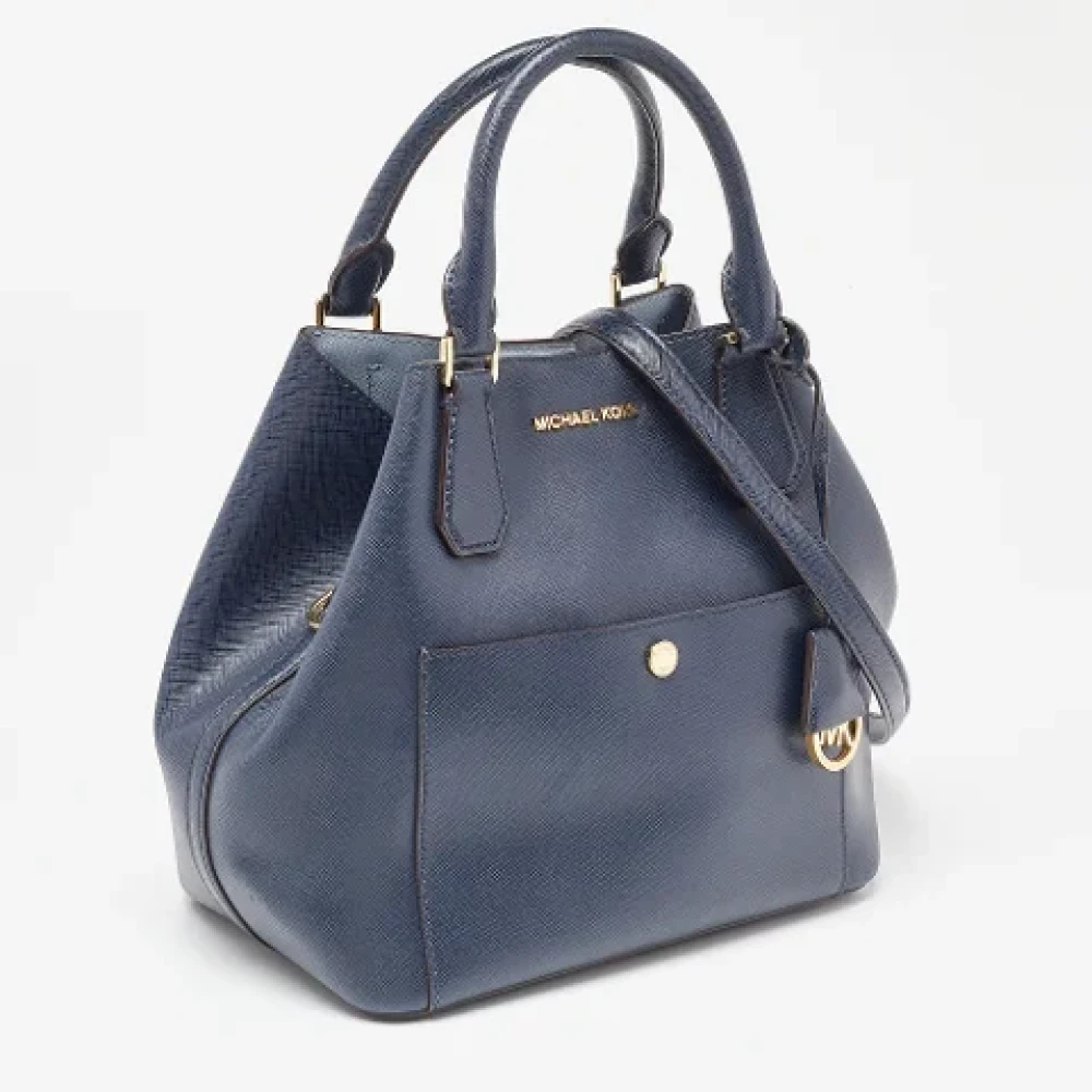 Michael Kors Pre-owned Leather totes Blue Dames