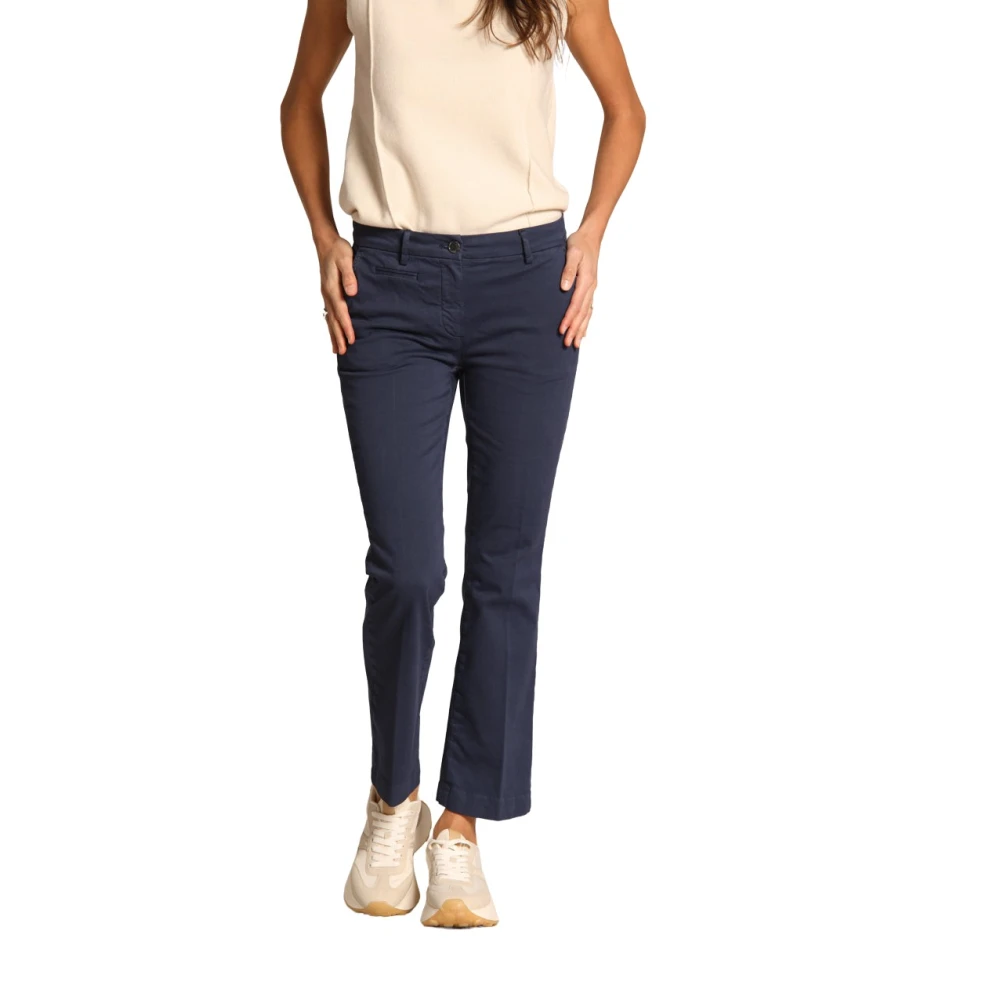 Mason's Trumpet Dames Chino Broek Slim Fit Blue Dames
