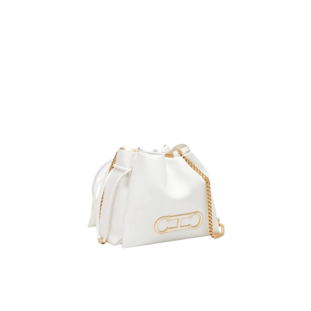 Carolina Herrera Zachte Emmer Insignia Tas White Dames