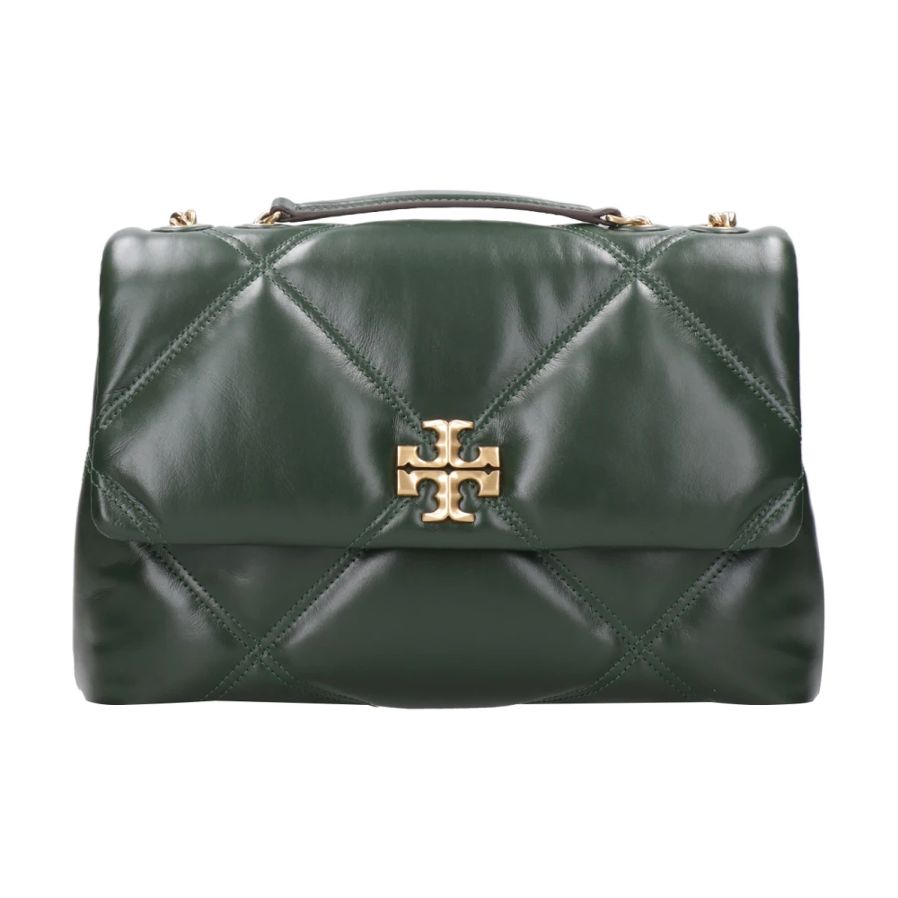 TORY BURCH Diamantquilted Schoudertas Green Dames
