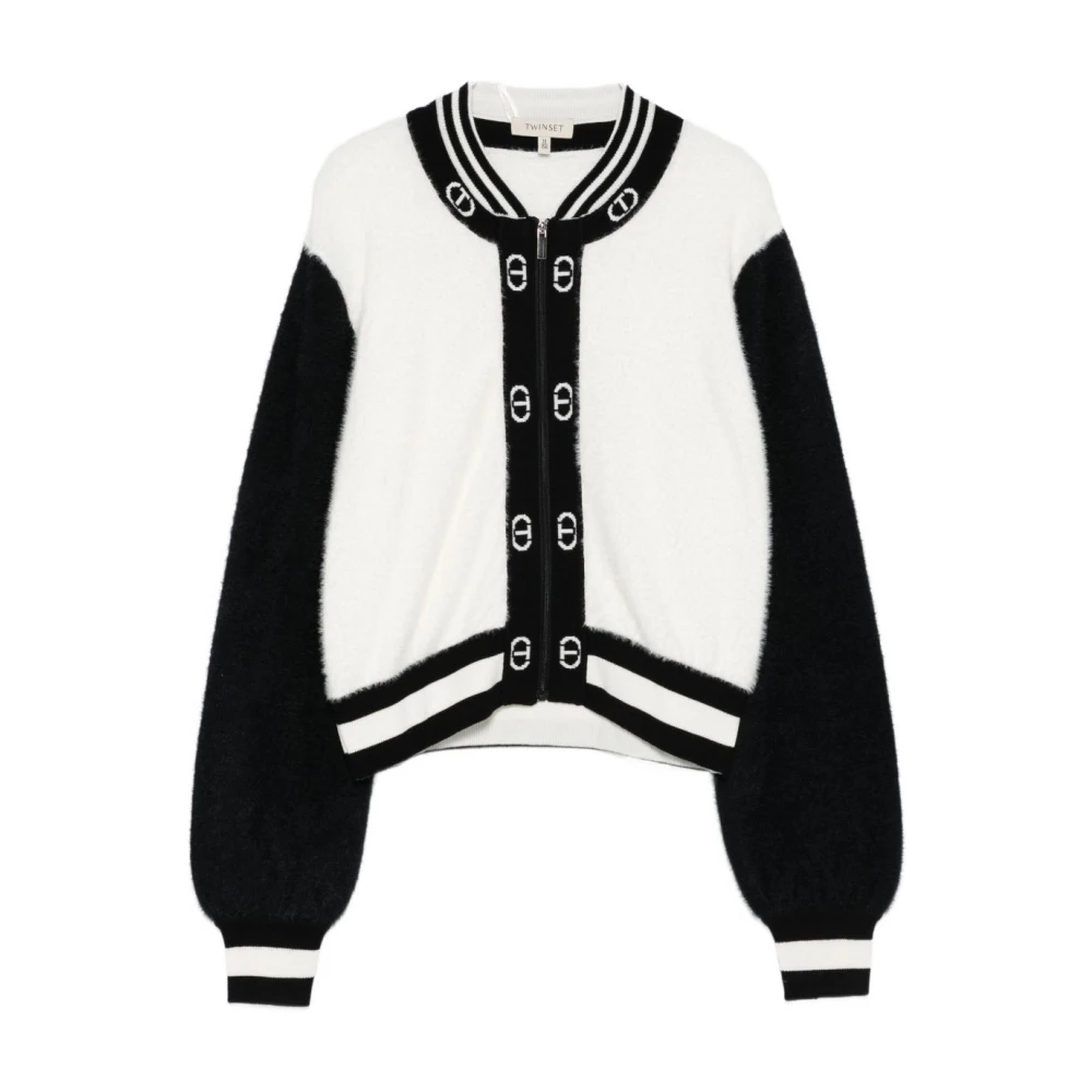 Twinset Girls White Kids Cardigans, 14 Y, Jumper Set