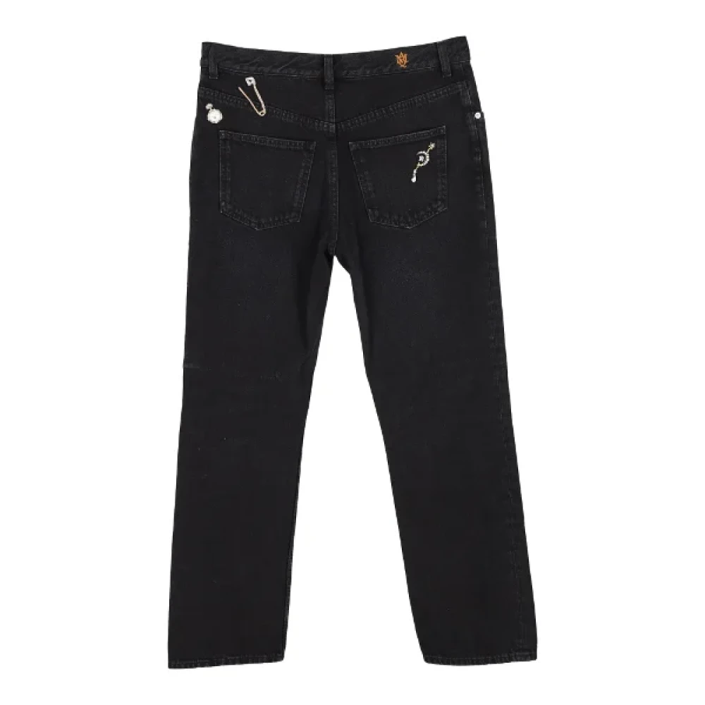 Alexander McQueen Pre-owned Cotton jeans Black Dames