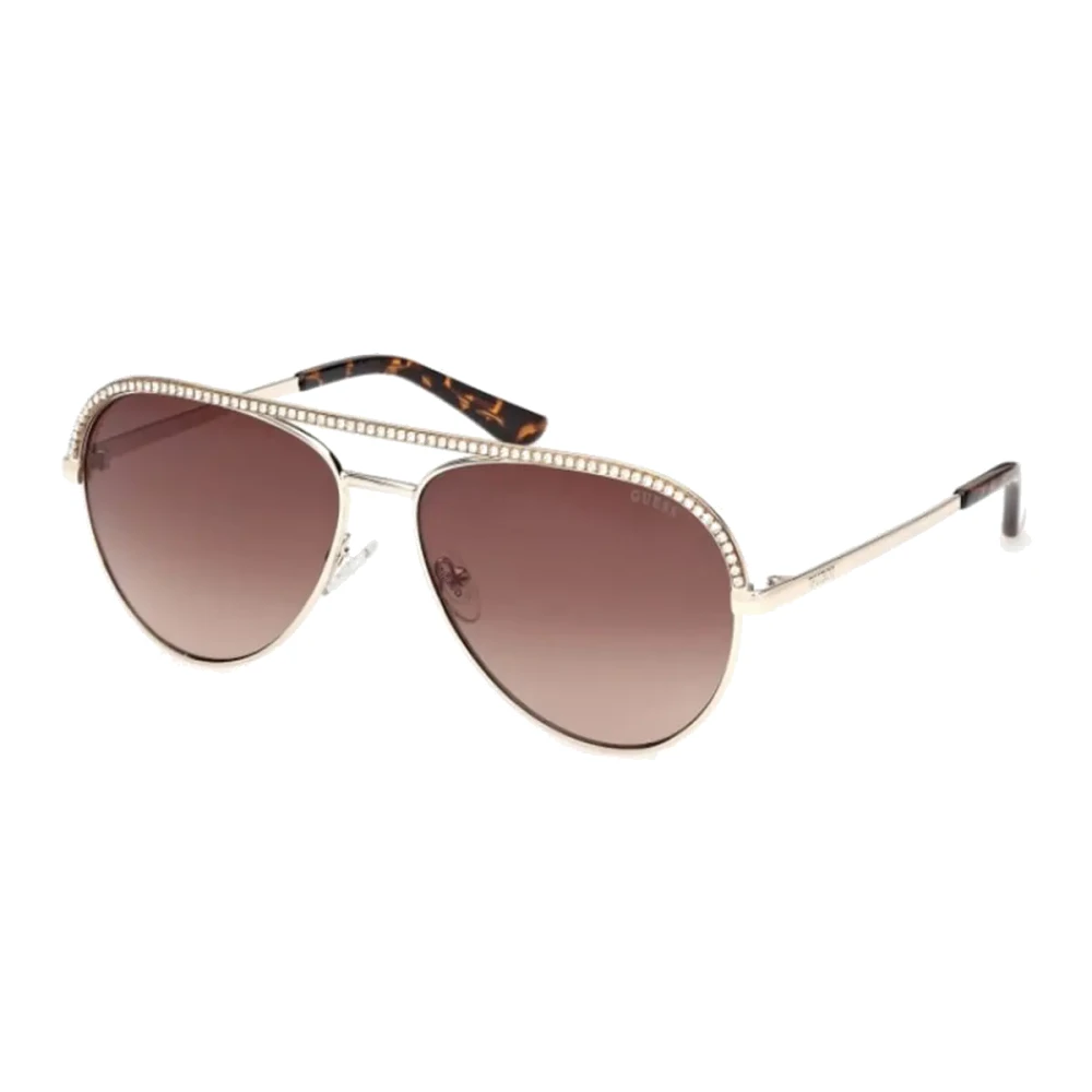 Guess Women's Yellow Sunglasses, 60 Mm, Aviator Sunglasses
