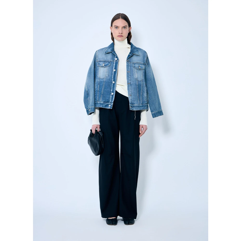 MM6 Maison Margiela Wol wollen pantalon Black Dames