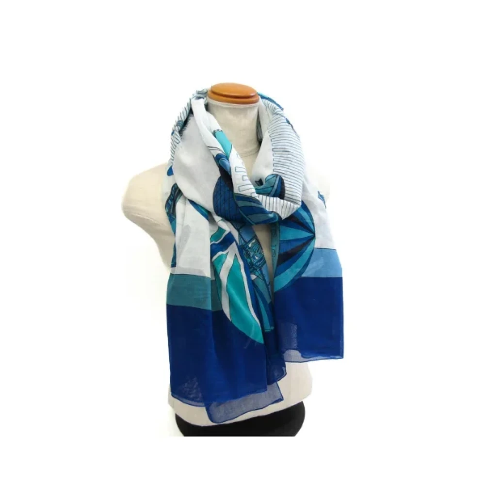 Hermès Vintage Pre-owned Cotton scarves Multicolor Dames
