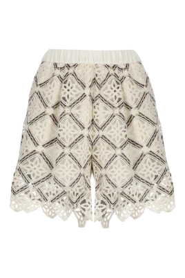 Crochet Scalloped Shorts