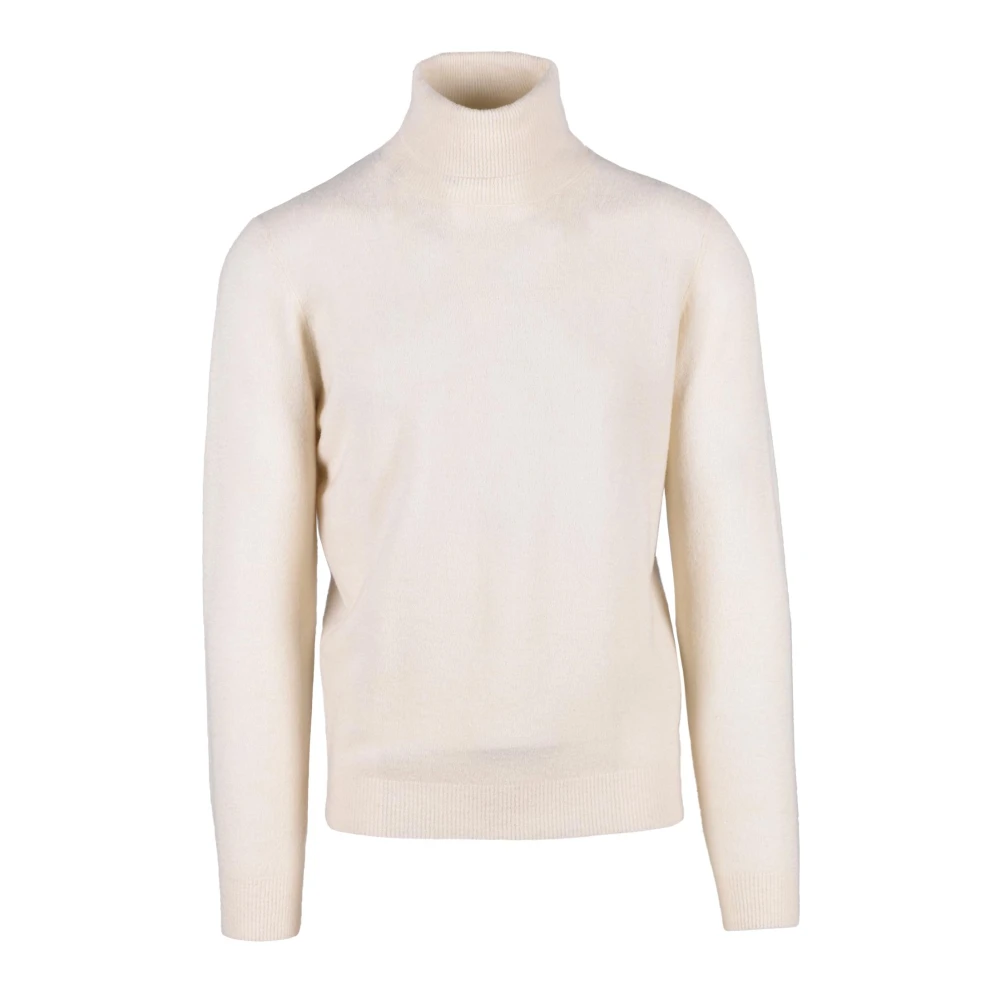Kangra Wolmix Stijlvolle Gebreide Top White Heren